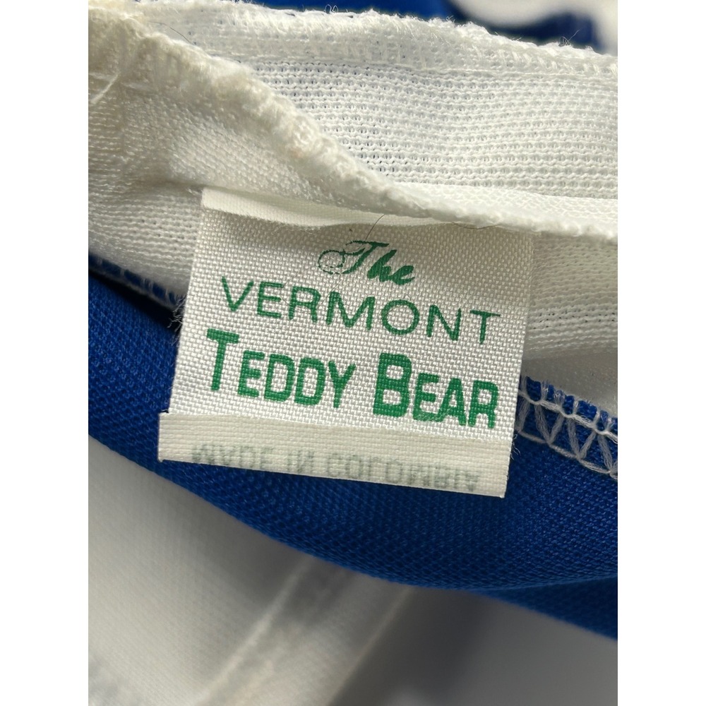 Vermont Teddy Bear Cheerleader Outfit Blue White Caitlin Embroidered Uniform - Picture 4 of 8